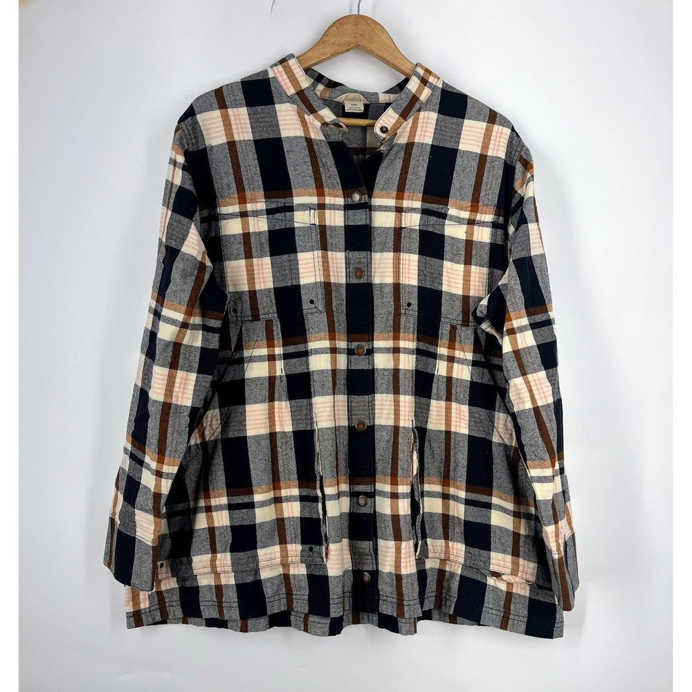 Duluth Trading Free Swinging Flannel Shirt Womens Size‎ XXL